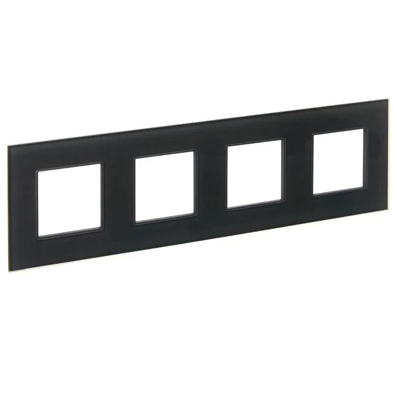 Рамка 4-м SKANDY SK-F24G стекло графит IEK SK-M42-G-K53