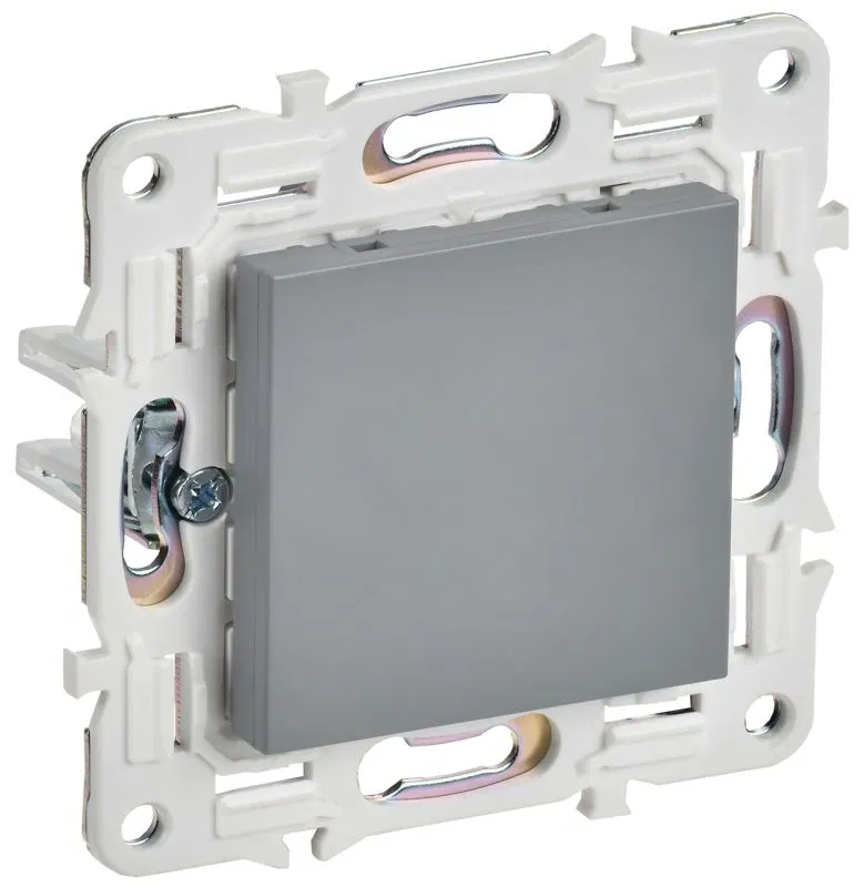 Заглушка с суппортом SKANDY SK-C01Gr сер. IEK SK-PL10-K03
