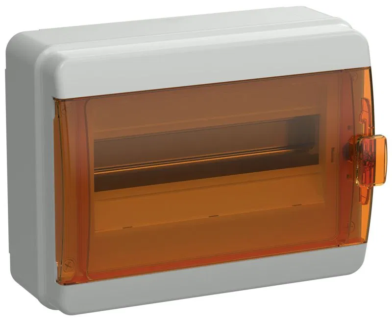 Корпус КМПн-12 TEKFOR IP65 оранж. прозр. дверь пластик. IEK TF5-KP72-N-12-65-K03-K09