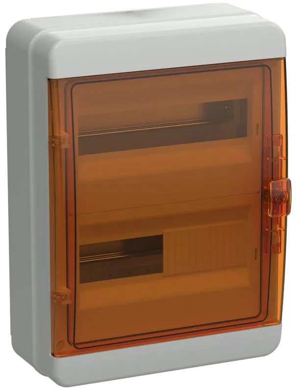 Корпус КМПн-24 TEKFOR IP65 оранж. прозр. дверь пластик. IEK TF5-KP72-N-24-65-K03-K09