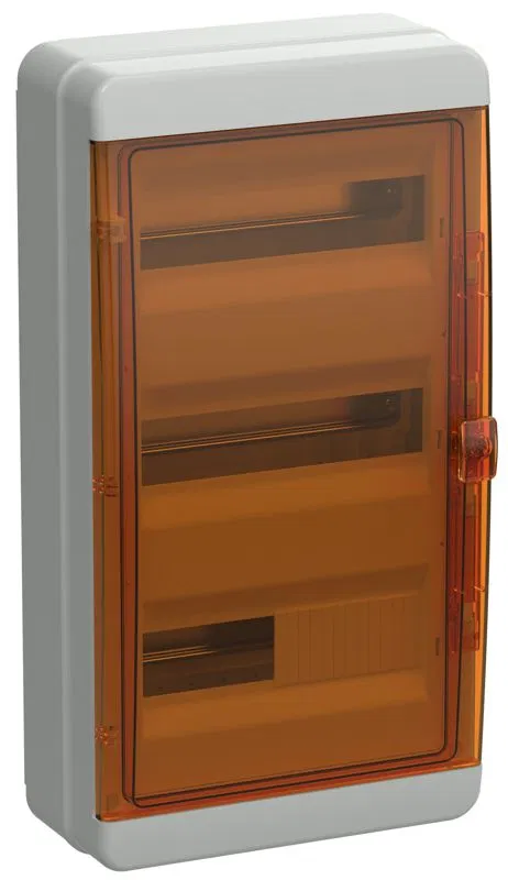Корпус КМПн-36 TEKFOR IP65 оранж. прозр. дверь пластик. IEK TF5-KP72-N-36-65-K03-K09