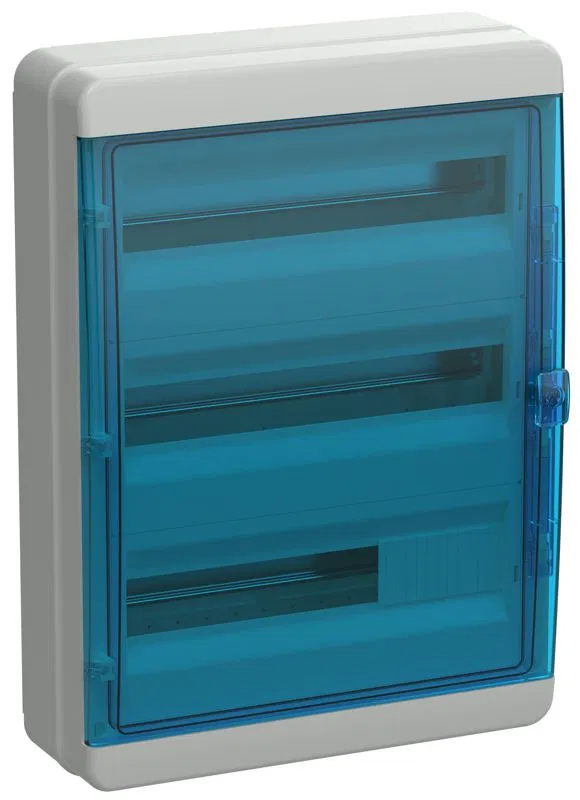 Корпус КМПн-54 TEKFOR IP65 син. прозр. дверь пластик. IEK TF5-KP72-N-54-65-K03-K07
