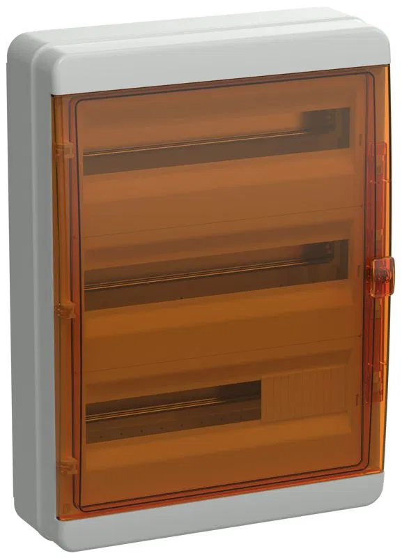 Корпус КМПн-54 TEKFOR IP65 оранж. прозр. дверь пластик. IEK TF5-KP72-N-54-65-K03-K09