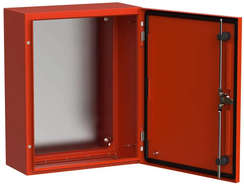 Корпус ЩМП-50.40.20 IP66 УХЛ1 метал. RAL3020 TITAN 5 IEK TI5-13-N-050-040-020-66