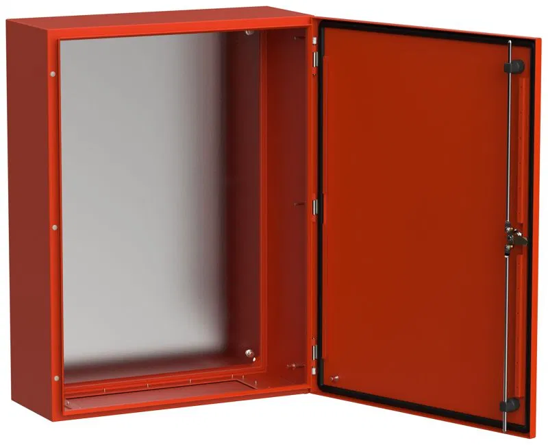 Корпус ЩМП-80.60.25 IP66 УХЛ1 метал. RAL3020 TITAN 5 IEK TI5-13-N-080-060-025-66