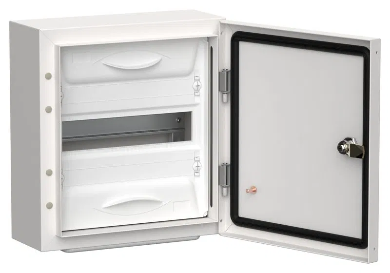 Корпус ЩРн-12 (1х12) TITAN 5 335х310х140 IP54 одна дверь метал. бел. IEK TI5-50-N-012-54