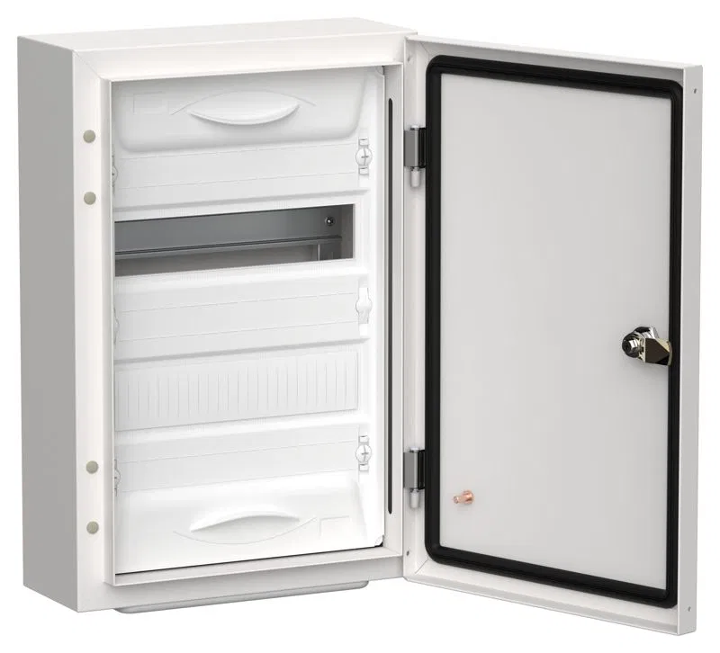 Корпус ЩРн-24 (1х24) TITAN 5 460х310х140 IP54 одна дверь метал. бел. IEK TI5-50-N-024-54