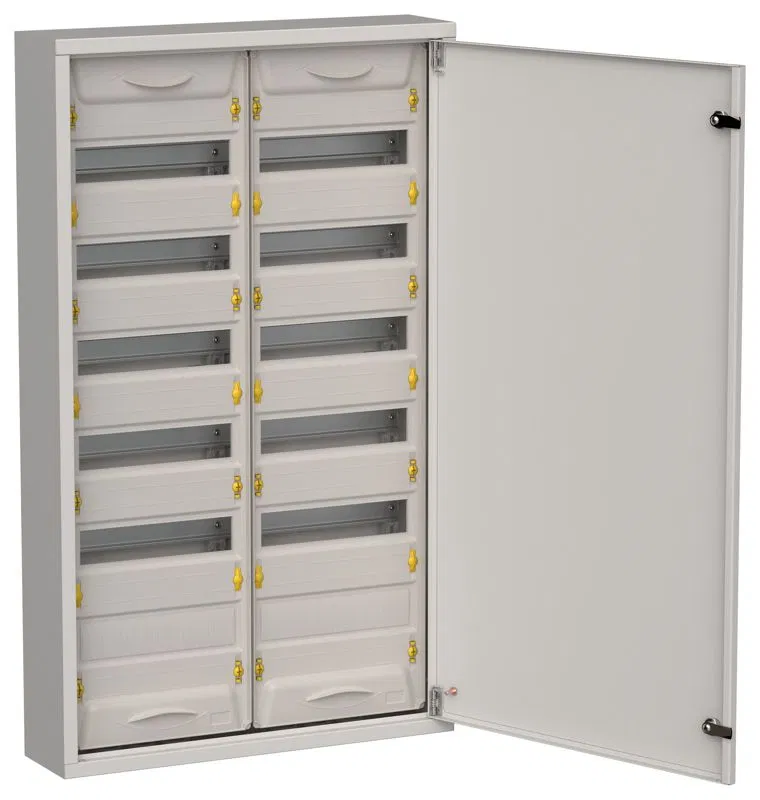 Корпус ЩРн-144 (2х72) TITAN 5 960х570х140 IP31 метал. сер. IEK TI5-50-N-2X072-31-7035