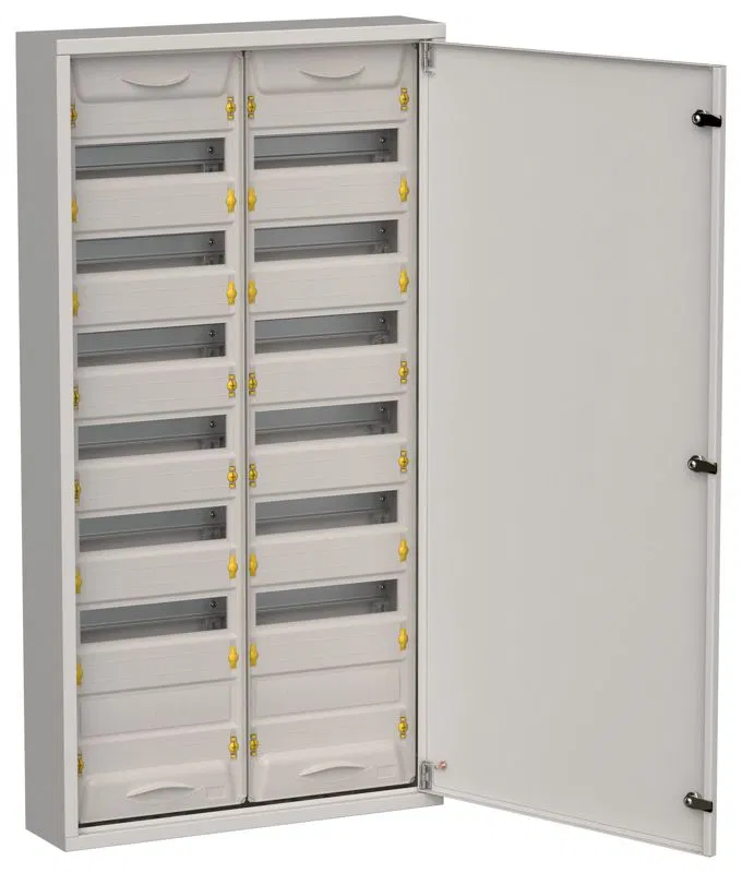 Корпус ЩРн-168 (2х84) TITAN 5 1085х570х140 IP31 метал. сер. IEK TI5-50-N-2X084-31-7035