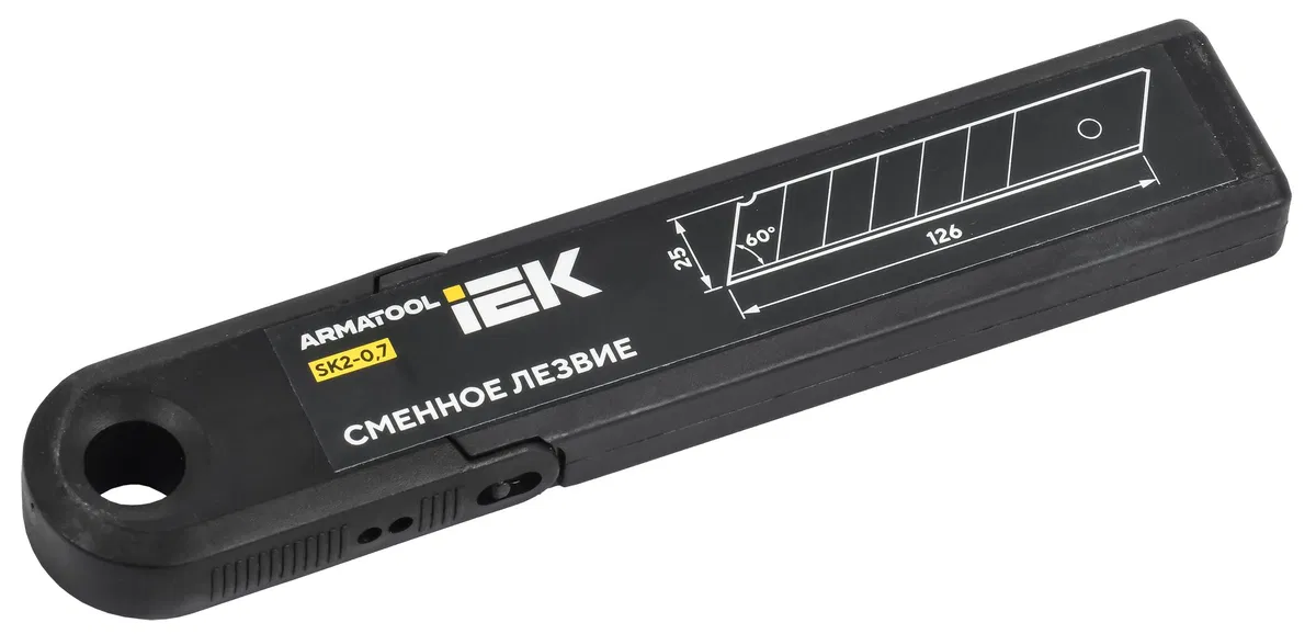 ARMATOOL Сменное лезвие 60 градусов 25х126мм SK2 набор 10шт IEK TNC72D-NL-25-126
