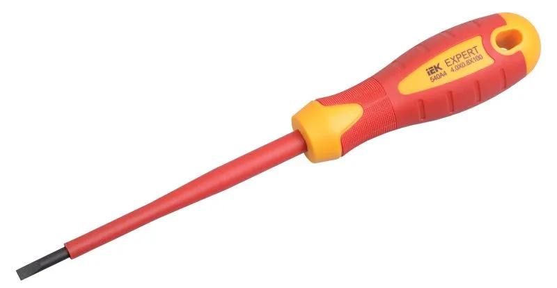 Отвертка шлицевая EXPERT 2,5х0,4х75мм 1000В IEK TSC-2SL-275
