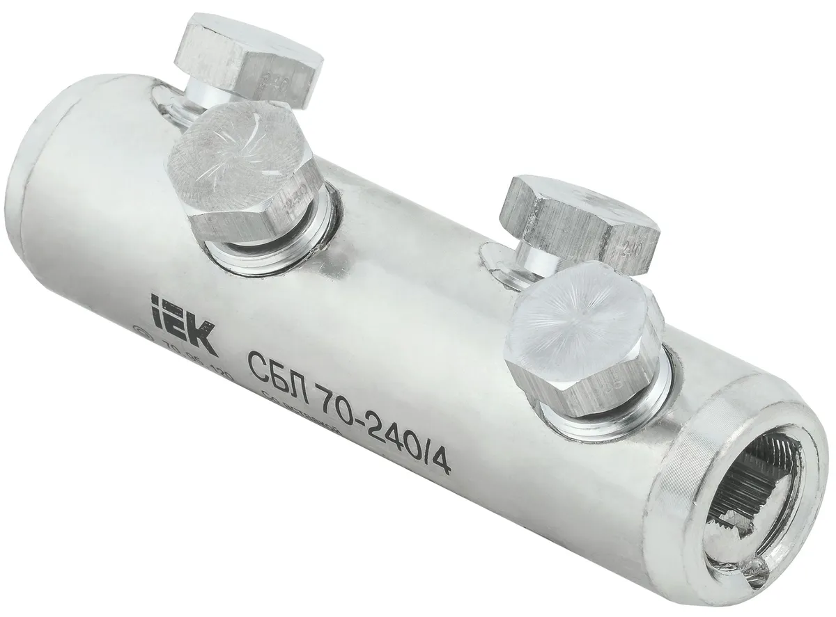 Соединитель болтовой луженый СБЛ 70-240/4 IEK UCB11-070-240-04-35