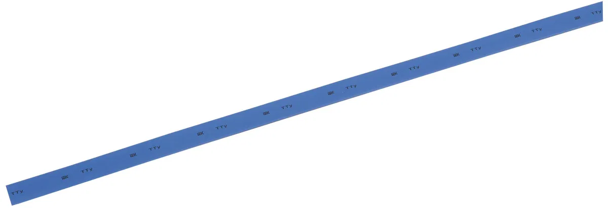 Трубка термоусадочная ТТУ нг-LS 60/30 синяя (1м) IEK UDRS-D60-1-K07