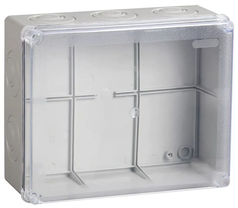 Коробка распаячная ОП 240х195х165 IP55 КМ41278 RAL7035 IEK UKO10-240-195-165-K51-55
