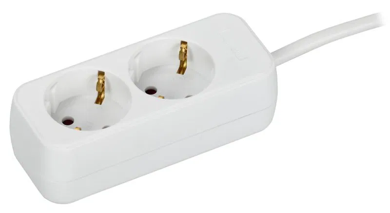 Удлинитель 2х3м 10А У02 ПВС 3х1 бел. UMA IEK UM-YP10-10-02-03-Z-K01