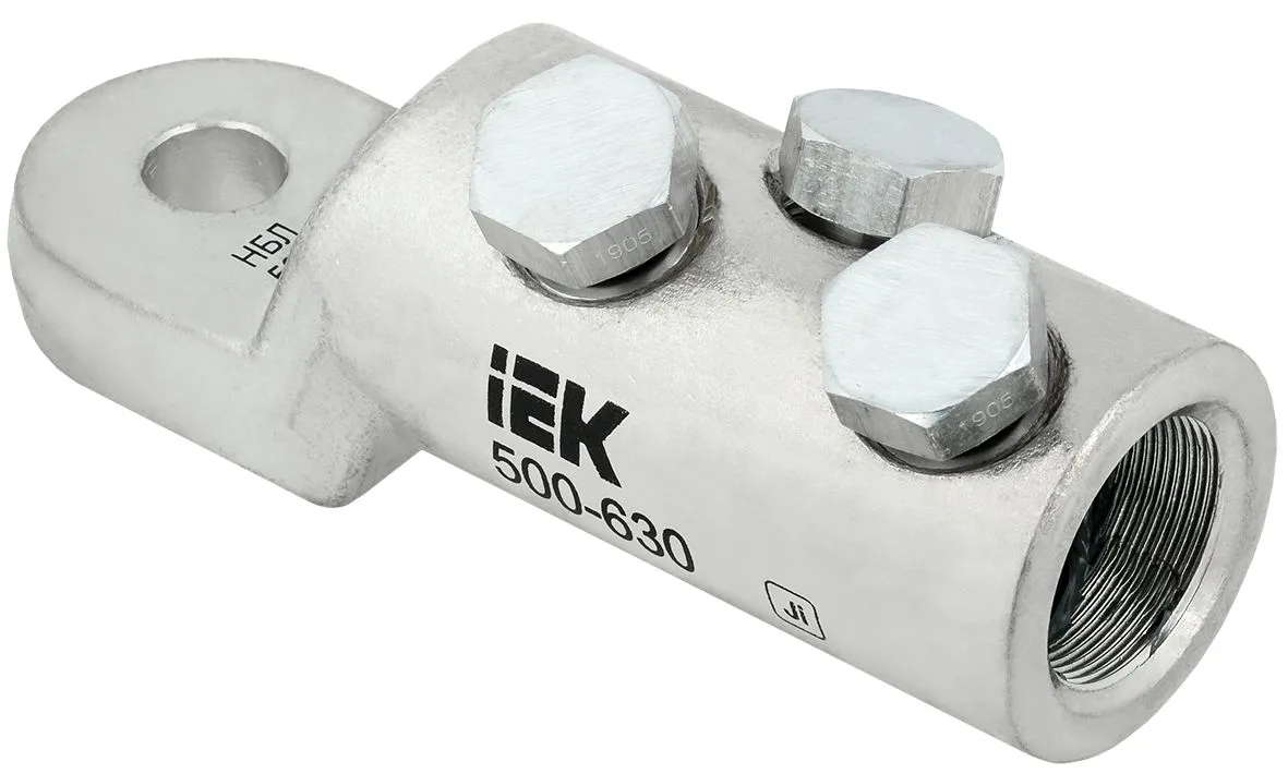 Наконечник болтовой луженый НБЛ 500-630-16/3 IEK UNB11-500-630-03-35