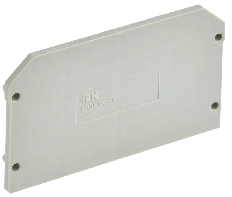 Заглушка для CTS-MC ARMAFIX 4 вывода 4кв.мм сер. IEK YCT12-00-4-K03-004-ZGL