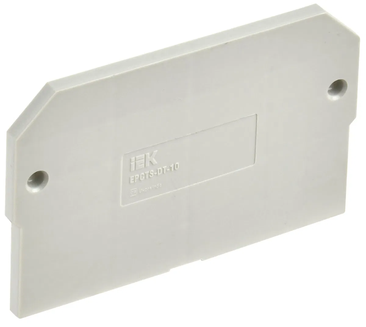 Заглушка для колодки клеммной CTS-DT 10мм2 серая IEK YCT15-04-K03-010-ZGL