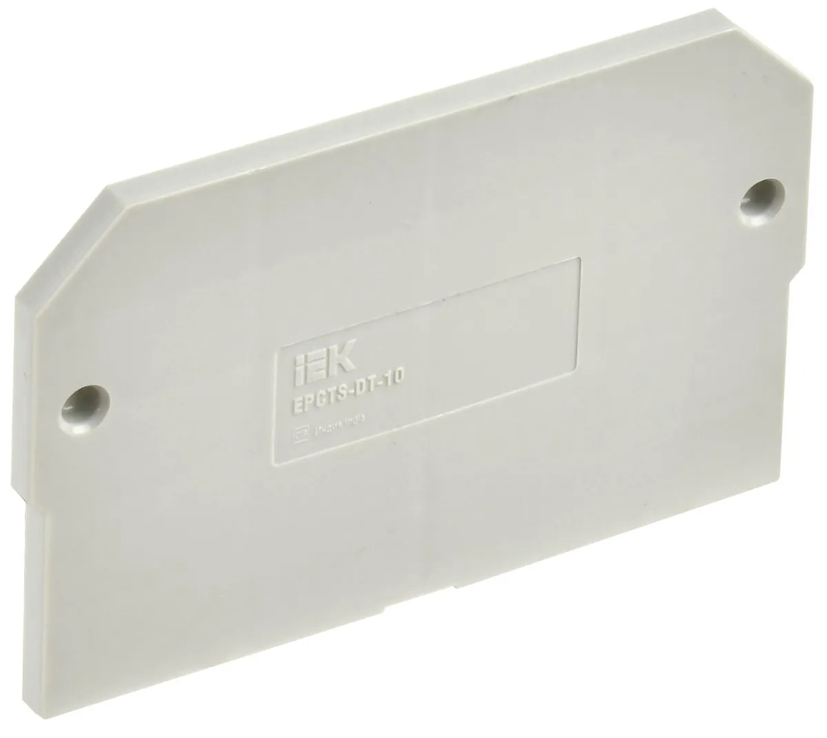 Заглушка для колодки клеммной CTS-DT 10мм2 серая IEK YCT15-04-K03-010-ZGL