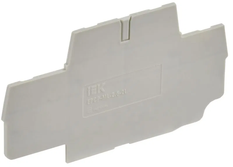 Заглушка для CP-ML 2 ур. 2.5кв.мм сер. IEK YCT23-00-2-K03-002-ZGL