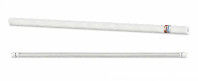 Лампа светодиодная LED-T8-П-PRO 20Вт трубчатая с двухсторонним цоколем прозрачная 6500К холод. бел. G13 2000лм 230В 1200мм неповоротн. IN HOME 4690612031002