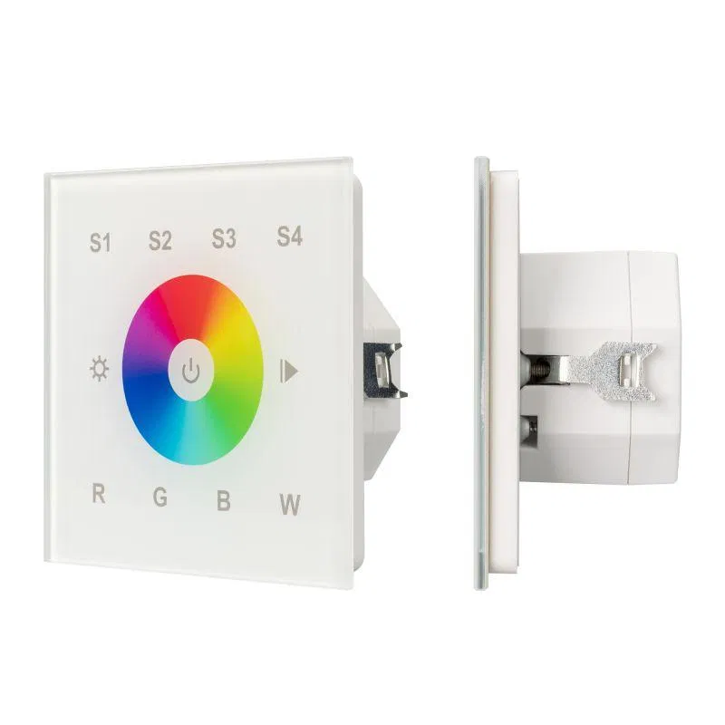 Панель сенсорная DALI-901-11-1G-4SC-RGBW-DT8-IN White (BUS/230В) (IP20 пластик) INTELLIGENT ARLIGHT 037200