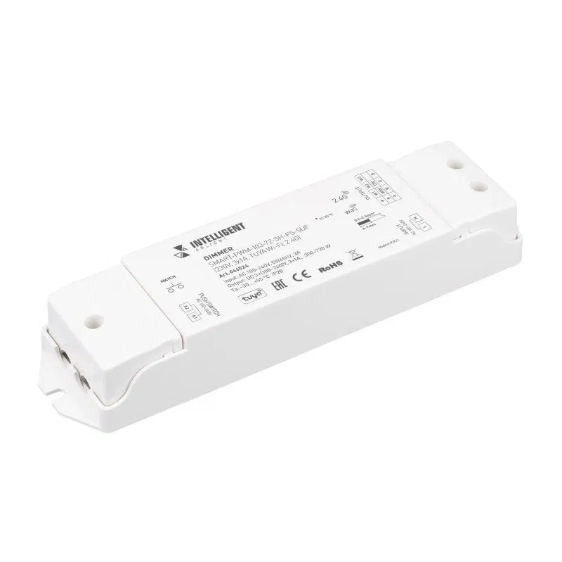 Диммер SMART-PWM-103-72-SH-PS-SUF 230В 3х1А TUYA Wi-Fi 2.4G IP20 пластик INTELLIGENT ARLIGHT 046524