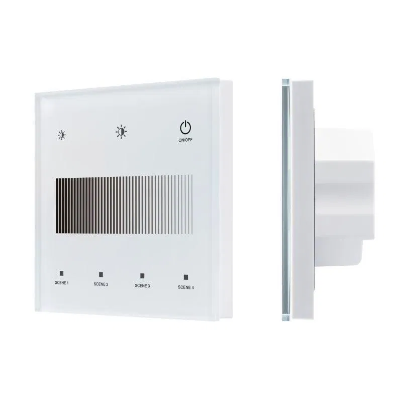 Панель сенсорная SMART-DALI-301-11-1G-4SC-DIM-IN White BUS/24В Touch 2.4G IP20 пластик INTELLIGENT ARLIGHT 046549