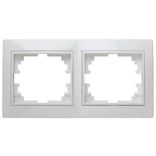Рамка 2-м СП Plano 1-502-01 гор. бел. Intro Б0027625