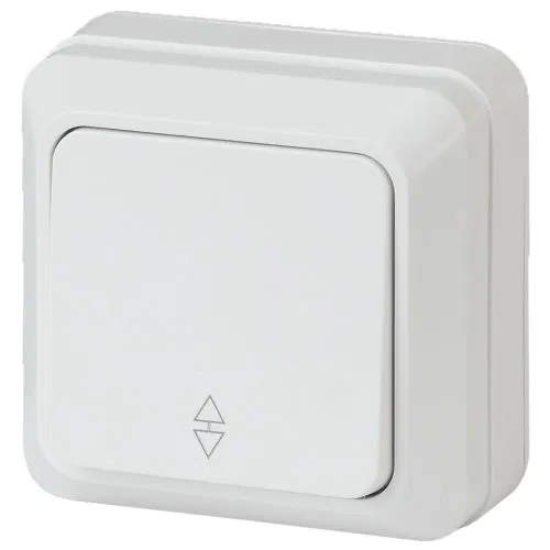 Переключатель 1-кл. ОП Quadro 10А IP20 2-103-01 250В бел. Intro Б0053749