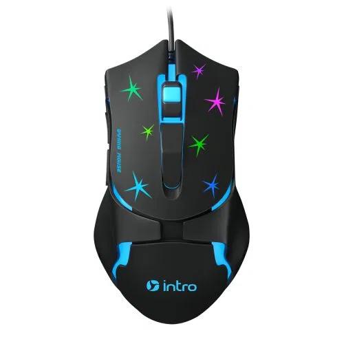 Мышь MG555 игровая проводная 800-3600dpi черн. Intro Б0060197