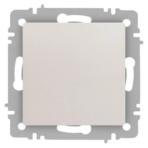 Переключатель 1-кл. СП Accent 6-103-06 10А IP20 250В AL/CU перламутр. Intro Б0063432