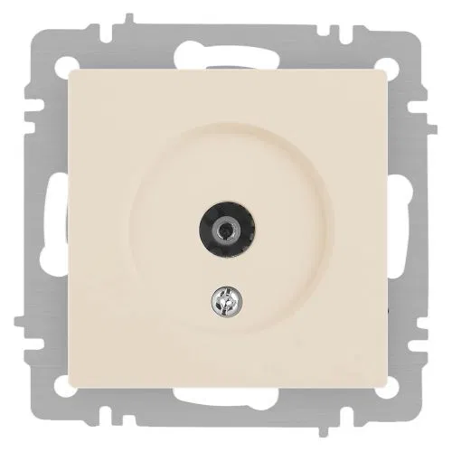 Розетка телевизионная одиночная TV СП Accent 6-301-02 IP20 сл. кость Intro Б0063605