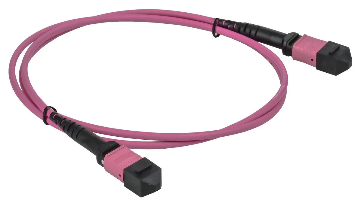 ITK Сборка кабельная волоконно-оптическая MTP female -MTP female тип B 12 MM OM4 19м FAP5004-MTPF-MTPF-12B-019