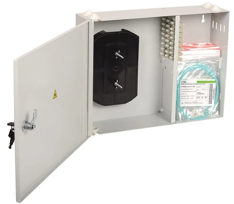 Кросс укомплектованный настенный SC (Simplex) 20 портов (OM4) ITK FOBX24-N-20SCUS04