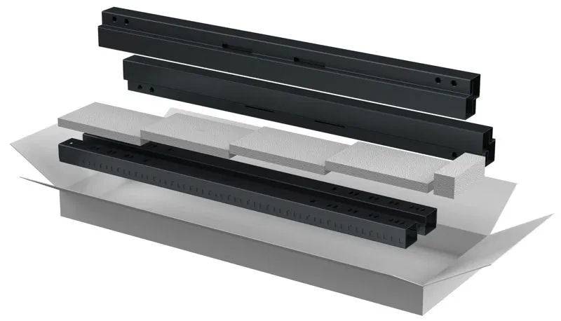 Комплект стоек и профилей для шкафа 24U черн. LINEA E ITK LE05-24UXX-XL