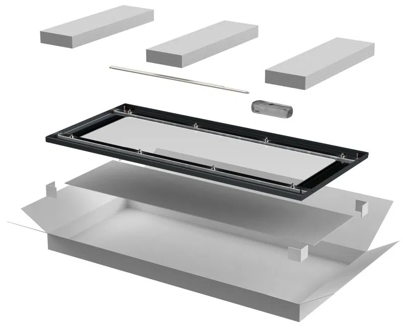 Дверь стеклянная для шкафа LINEA N 28U 600мм черн. ITK LN05-28U 600мм 6X-DR LN05-28U6X-DR