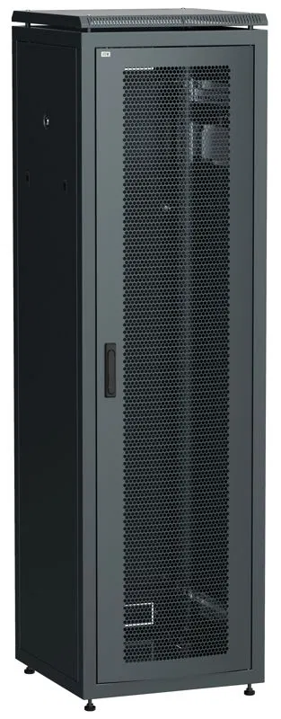 Шкаф сетевой LINEA N 19дюйм 33U 600х800мм перфорир. передн. дверь черн. ITK LN05-33U68-P