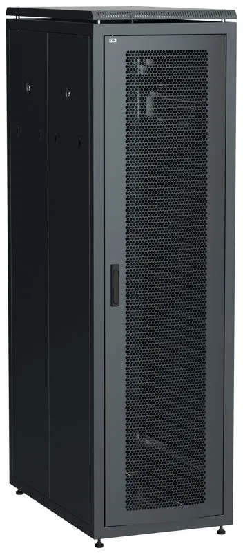 Шкаф сетевой LINEA N 33U 800х1000мм перфорир. передн. дверь; задн. перфорир. чер. ITK LN05-33U81-PP