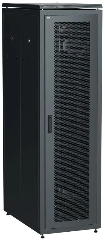 Шкаф сетевой LINEA N 19дюйм 38U 600х1000мм перфорир. передн. дверь черн. ITK LN05-38U61-P