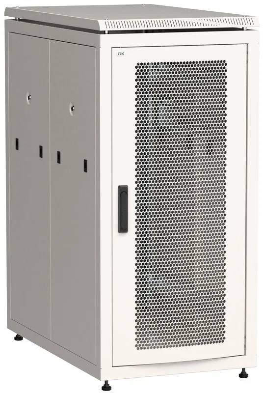 Шкаф сетевой LINEA N 19дюйм 28U 600х1000мм перфорир. передн. дверь сер. ITK LN35-28U61-P