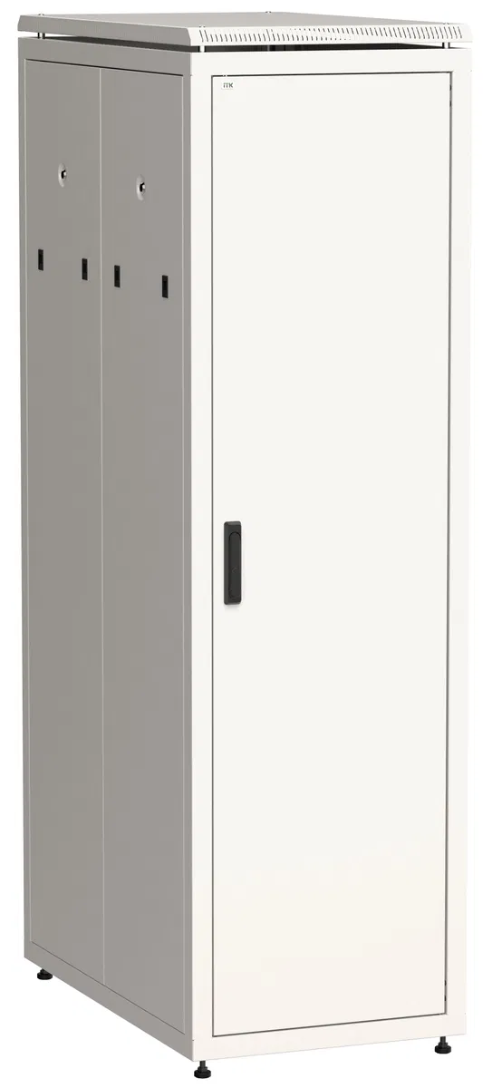 ITK LINEA N Шкаф сетевой 19" 47U 600х1000мм металлическая передняя дверь серый LN35-47U61-M