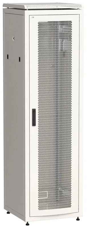 Шкаф сетевой LINEA N 19дюйм 47U 600х800мм перфорир. передн. дверь сер. ITK LN35-47U68-P