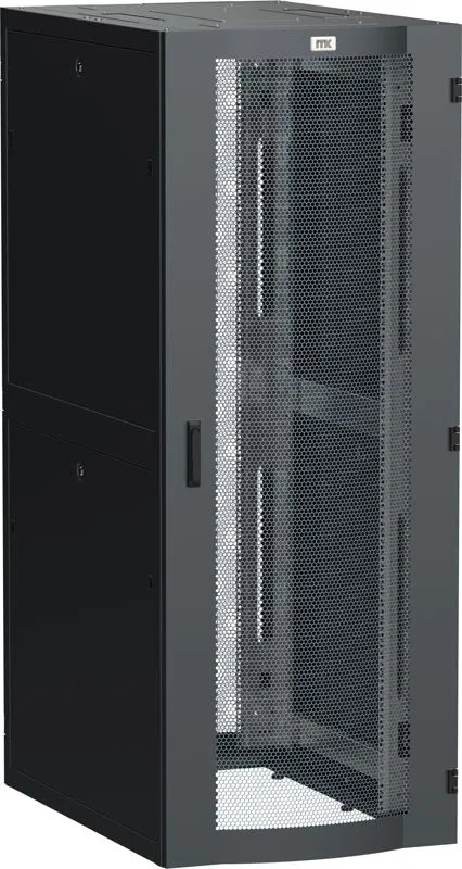 Шкаф серверный LINEA S 19дюйм 24U 800х1000мм перфорир. двери черн. ITK LS05-24U81-2PP