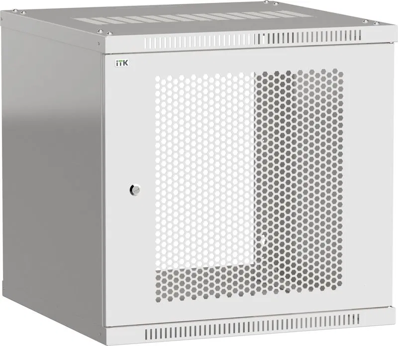 Шкаф LINEA WE 12U 600х600мм дверь перфорир. сер. ITK LWE3-12U66-PF