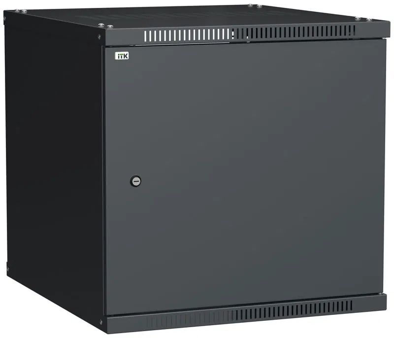 Шкаф LINEA WE 12U 600х650мм дверь металл черн. ITK LWE5-12U67-MF
