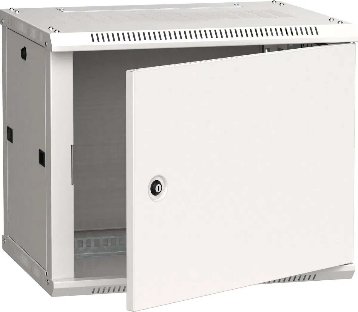 ITK Шкаф LINEA W 9U 600х450мм дверь металл серый RAL7035 LWR3-09U64-MF