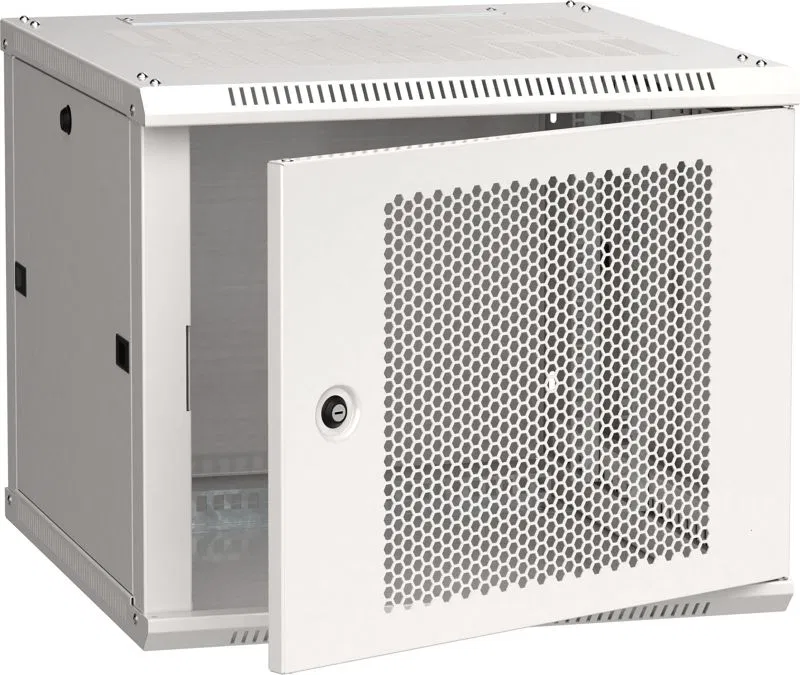 Шкаф LINEA W 9U 600х600мм перфорир. дверь RAL7035 ITK LWR3-09U66-PF