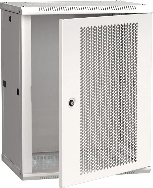 Шкаф LINEA W 15U 600х450мм перфорир. дверь RAL7035 ITK LWR3-15U64-PF