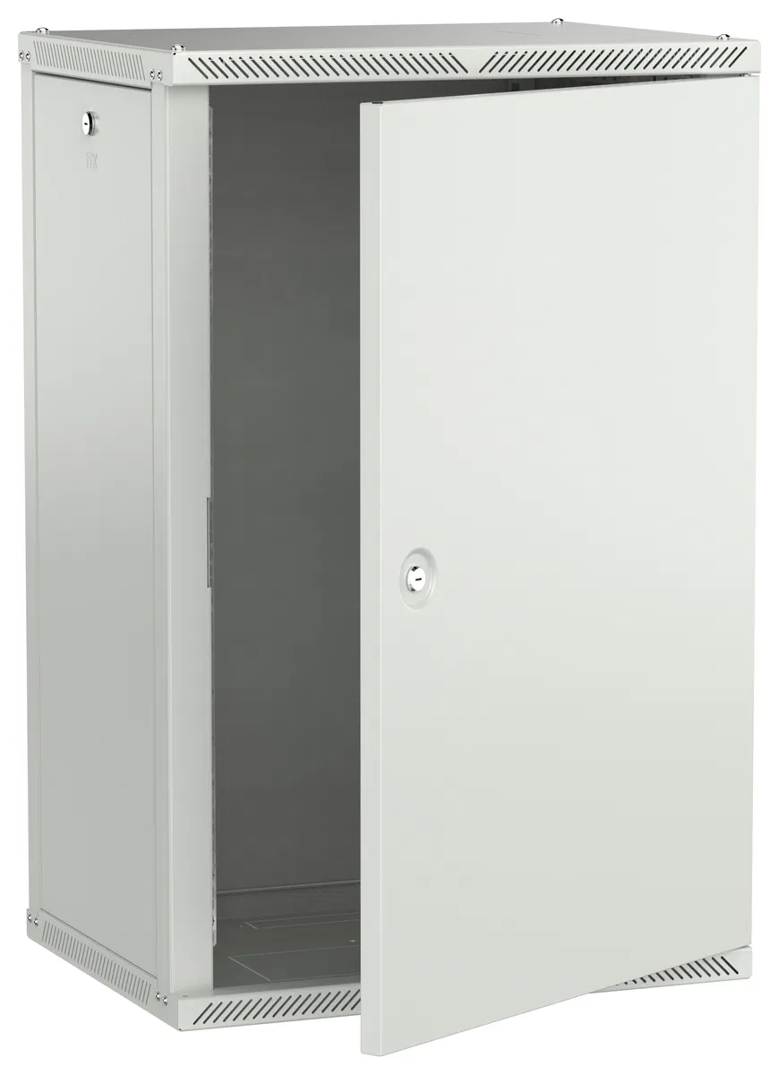 ITK LINEA W Шкаф настенный 18U 600х450мм дверь металл серый 2.0 LWR3-18U64-MF-2